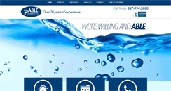 Desktop Screenshot of ableplumbingla.com